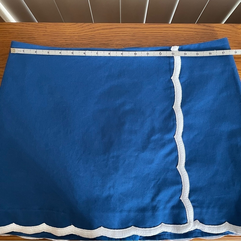 Lilly Pulitzer Michelina Mini Skort Barton Blue Size 12 - Picture 8 of 10
